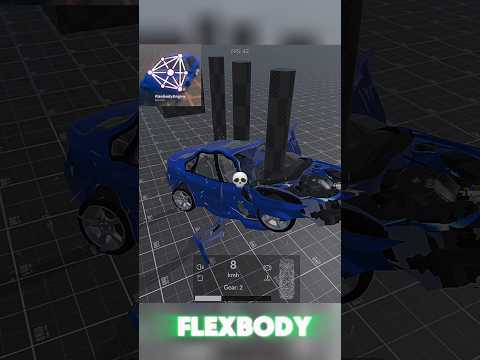 Insane new Crash Game #flexbody #shortsfeed #softbodyphysics #shorts