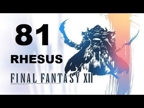 FINAL FANTASY XII parte 81 RHESUS/BOODWING (escoria clase A)gameplay sin comentarios