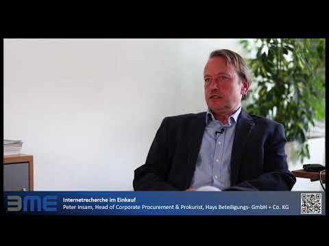 Internetrecherche im Einkauf – Peter Insam (Hays) – BME Rhein-Main