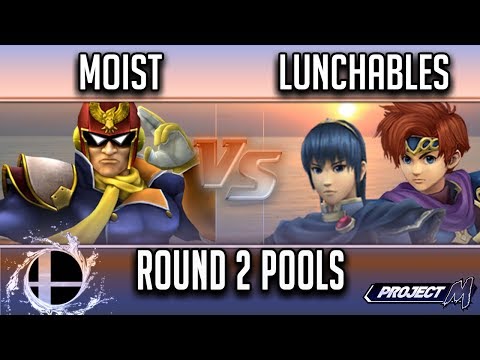 Lunchables (Marth, Roy) vs Moist (Falcon) - Smash 'N' Splash 4 PM Round 2 Pools