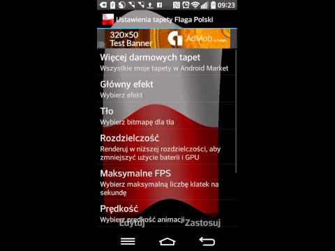 Poland Flag Live Wallpaper Video