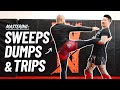 A Beginners Guide to Muay Thai Trips, Sweeps, and Dumps!