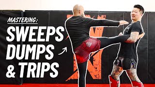 A Beginners Guide to Muay Thai Trips, Sweeps, and Dumps!
