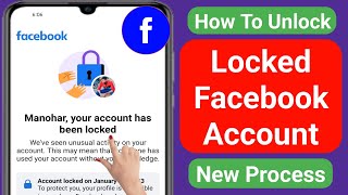 How To Unlock Facebook Account (2024) | Fix Your Facebook Account Has Been Locked