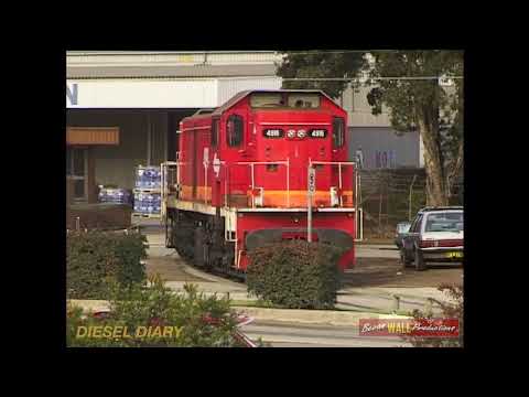 Australian 49 class diesel locomotives - Sydney Metropolitan Freight lines - July 1997