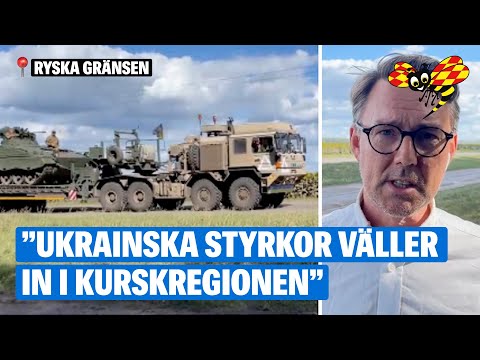 Orden från ukrainska soldaten – Expressen på plats