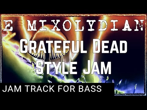 Bassless Backing Track E Mixolydian Grateful Dead Style Jam
