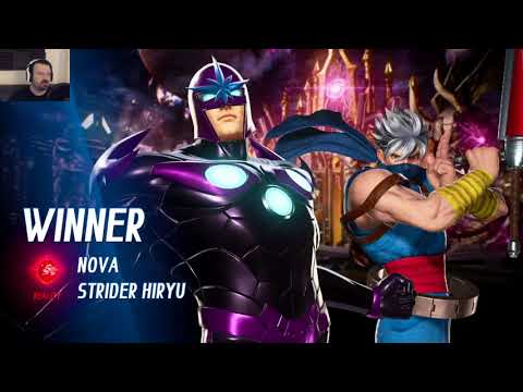 MvC Infinite: Week 2 Online Play pt30 - vs. Strider/Nova (BROKEN!)