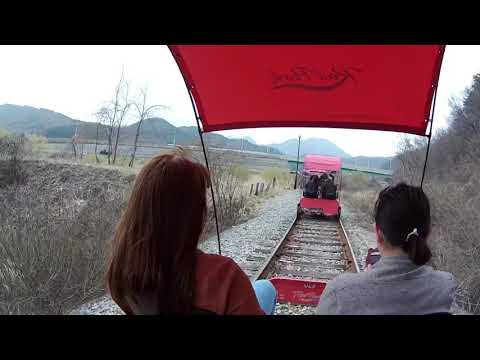 [Coréia Vlog] Carro particular da ferrovia Gangchon 0401🚲