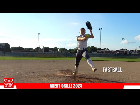 Avery Orille 2024 Pitcher Softball Skills Video