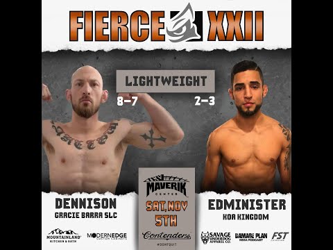 Troy Dennison vs Bryce Edminister - Fierce Fighting Championship 22