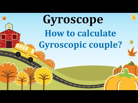 Magnitude and direction of gyroscopic couple