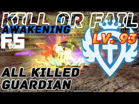 Dragon Nest PvP : Guardian all killed (Post Nerf Nov 2016) Awakening KOF Lv. 93 KDN