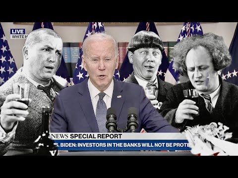 THREE STOOGES Biden Banks on it ~ try not to laugh