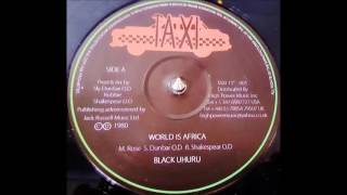 Black uhuru" World is Africa" + Dub