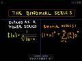 The Binomial Series