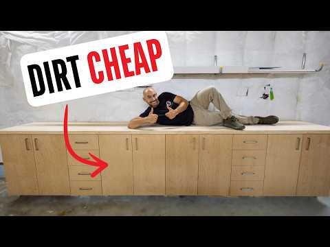 Easy DIY Shop Cabinets that Won't Break the Bank.