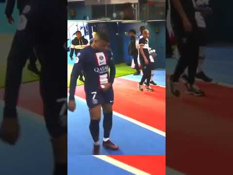 Mbappe Funny Action After Match vs Auxerre in tunnel #mbappe #auxerre #funny