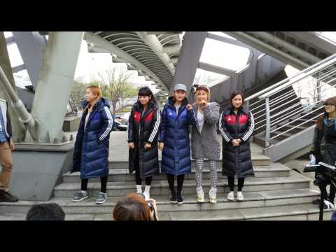 [140405] 음악중심 후 간단한 팬미팅 CRAYON POP