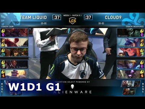TL vs C9 | Week 1 Day 1 S9 LCS Spring 2019 (ex-NA LCS) | Team Liquid vs Cloud 9 W1D1