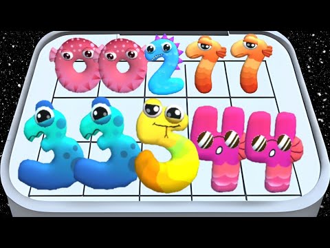 Merge Number Run 3D Math, Number Lore 12345678910 Android Gameplay