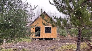 Building A Simple Affordable Off Grid Cabin: Insulation, Loft Floor, Moving
