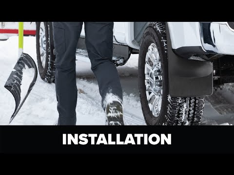 Ford F-250 WeatherTech MudFlaps: Installation