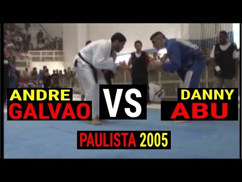 ANDRE GALVAO Jiu Jitsu Match vs Danny Abu Paulista 2005 OLD SCHOOL BJJ MATCH