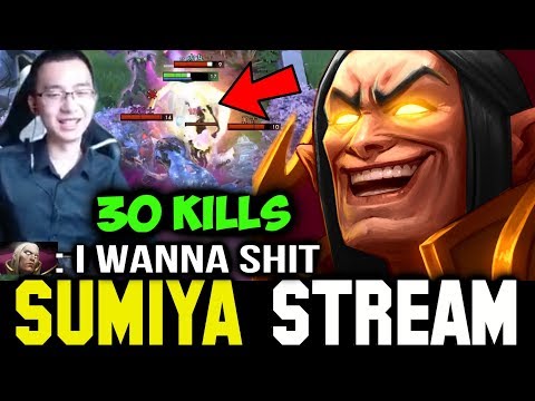 How Sumiya plays Invoker while Stomachache | Sumiya Facecam Stream Moment #120
