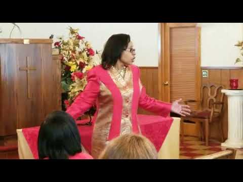 Apostle Patricia Brinson speaking 8/12/17 Women in Red