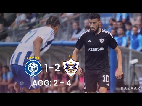 HJK 1-2 Qarabağ All Goals| UEFA Europe League