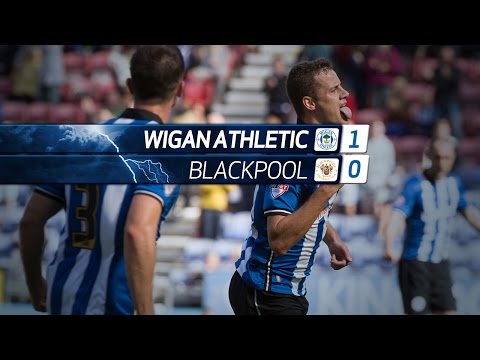 WIGAN ATHLETIC 1 BLACKPOOL 0 - MATCH HIGHLIGHTS - 23/08/2014