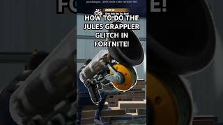How To Do The JULES GRAPPLER GLITCH In Fortnite Creative (Tutorial) #fortnitecreative #fortnite