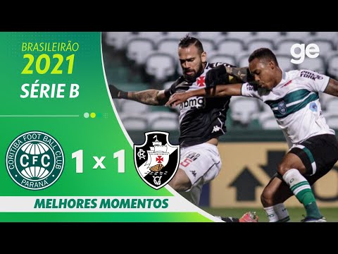 CORITIBA 1 X 1 VASCO| MELHORES MOMENTOS | 11ª RODADA BRASILEIRÃO SÉRIE B 2021 | ge.globo