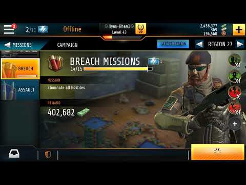 Kill Shot Bravo Region 27==15 ,(*****)Breach Mission Complete