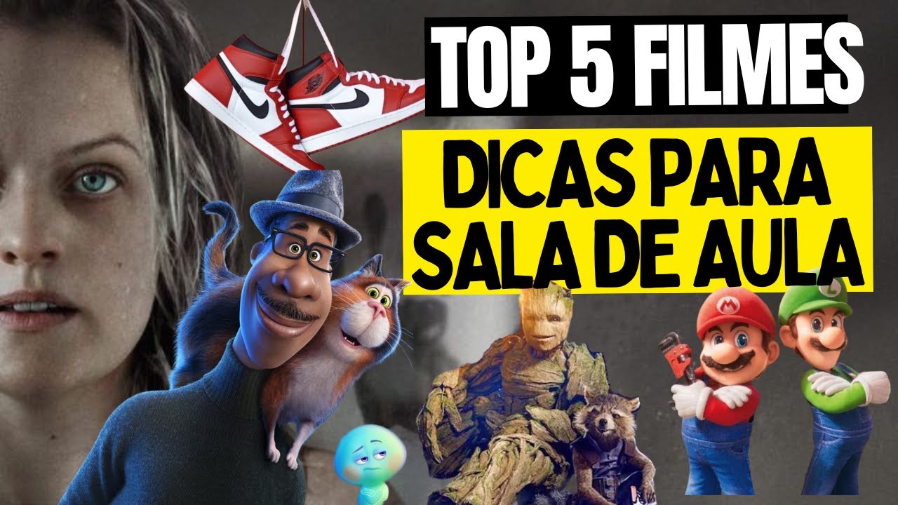 🎬Top 5 Filmes para SUA SALA DE AULA 📚Diversas Disciplinas! + DICA EXTRACARDS
