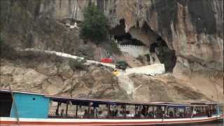 preview picture of video 'Slow boat from Huay Xai to Luang Prabang - Day 2'