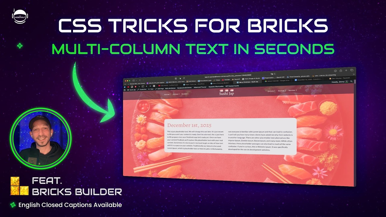 Responsive Multi-Column Text Layouts with CSS - CSS Tricks for Bricks Builder - Trick #1