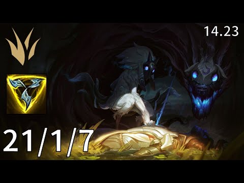 Kindred Jungle vs Ekko - EUW Master | Patch 14.23
