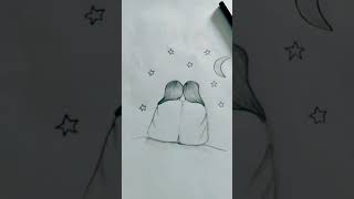 Dibujos de mejores amigas 💖 Dibujos fáciles y paso a paso || Dibujos a lápiz 🖍️ Dibujos lindos 🌼