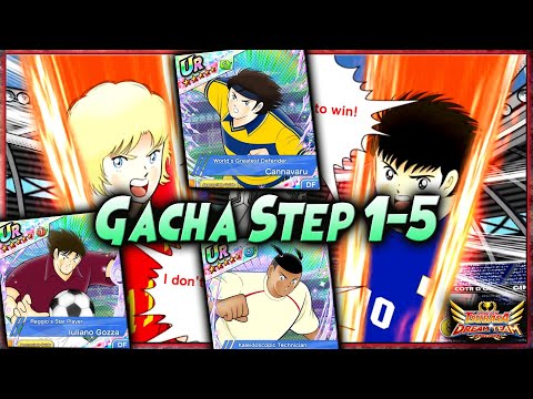 220db GACHA FULL STEP "NEW" GOZZA, CANNAVARO, BOBANG - Captain Tsubasa Dream Team