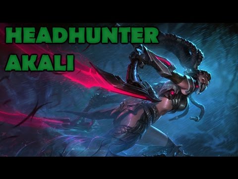 Headhunter Akali Skin Spotlight Gameplay - League of Legends