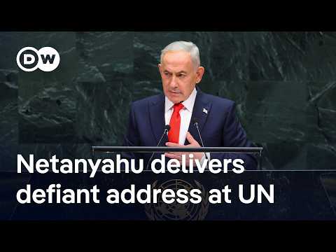 Netanyahu delivers speech at UN General Assembly | DW News