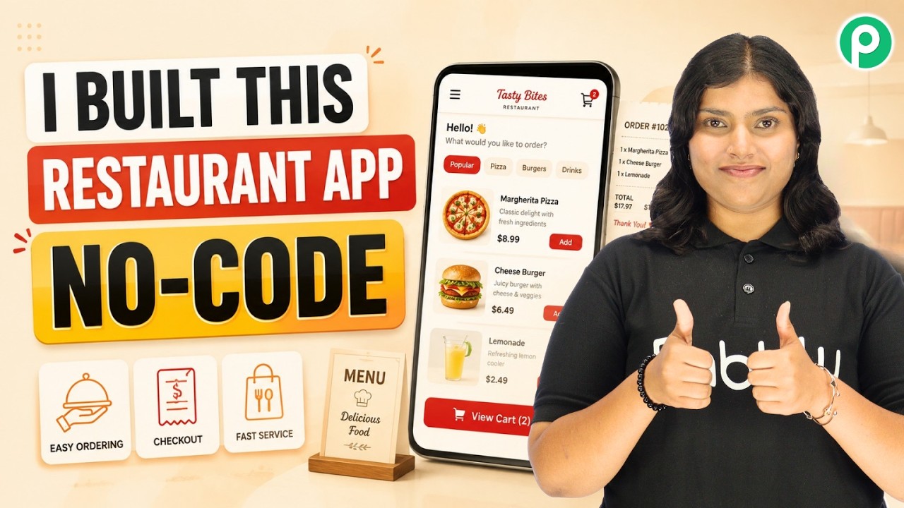 I Built a Restaurant Order App Without Writing a Single Line of Code!