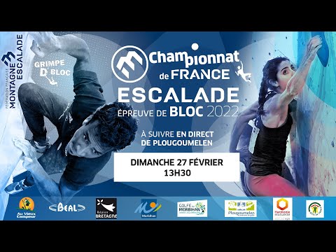 Escalade - Championnat de France de bloc 2022 - Finales - Plougoumelen