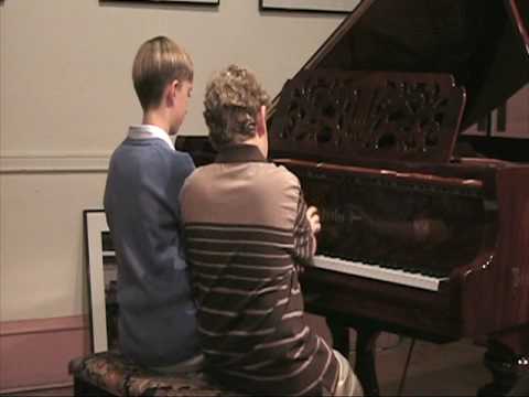 Eoin & Alexey at Philly's Cunningham Piano Co - Dec 2009