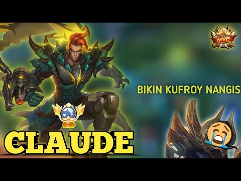 HARD GAME!! TOP GLOBAL CLAUDE GAMEPLAY!! LAWAN PICK FULL COUNTER | BUILD TOP 1 GLOBAL CLAUDE ~ MLBB