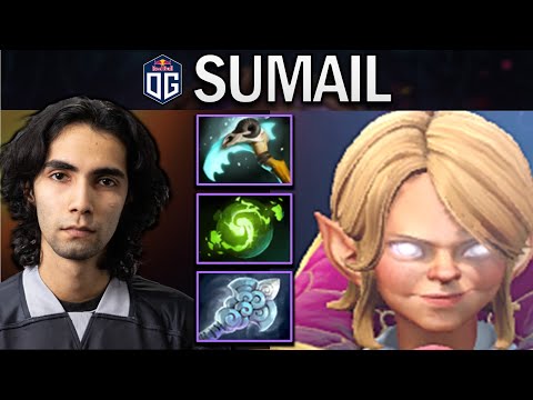 OG.SUMAIL INVOKER WITH SCYTHE-WINDWALKER - DOTA 2 7.29 GAMEPLAY