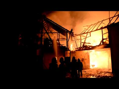 Oberleinleiter Scheunenbrand am 02.08.2012