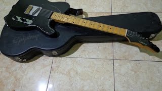 Video thumbnail for Epiphone T310 telecaster (NOT Fender, GnL either Squier) guitar - batwing headstock shootout by Guitar Learner